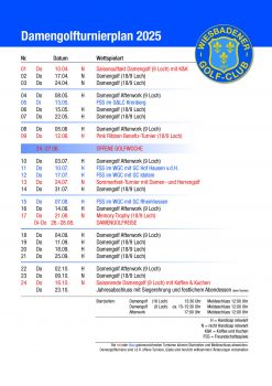 Damengolf 2025_A3 Aushang